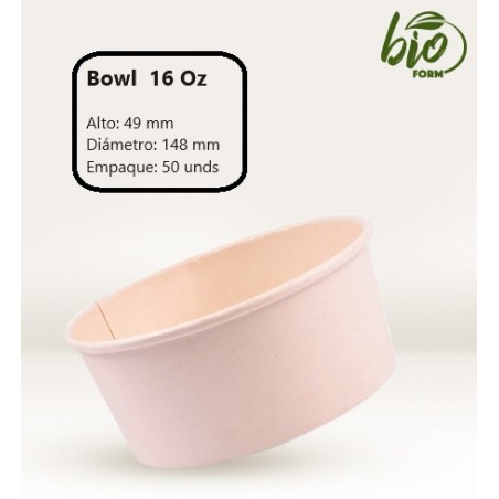 BOWL BIOFORM 16 OZ PQX50