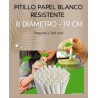 PITILLO PAPEL DIAM 8 MM X 19.7 LARGO X 100 UNID