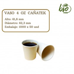 VASO 4 ONZ CAÑATEK PQ X 50