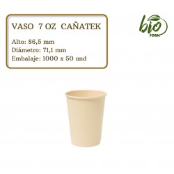 VASO 7 ONZ CAÑATEK PQ X 50