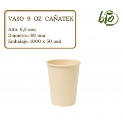 VASO 9 ONZ CAÑATEK PQ X 50