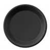 PLATO ICOPOR 23 CM NEGRO X 20 UND