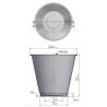 VASO PET 12 / 14 OZ X 50 PET NAT PRISMA