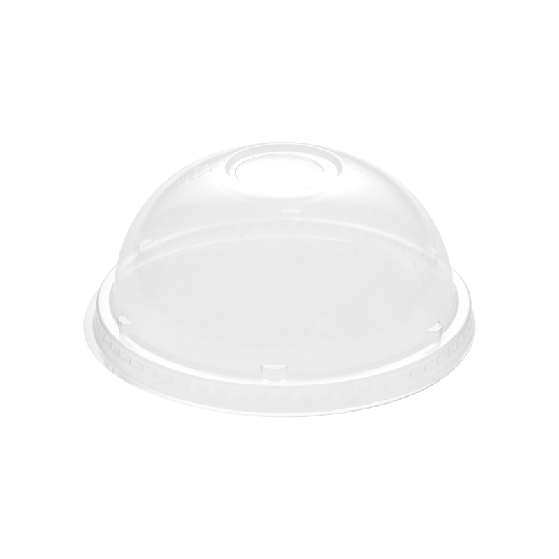 TAPA VASO PRISMA DOMO 12-14-16-18 OZ SIN PERF PET X 100 UND