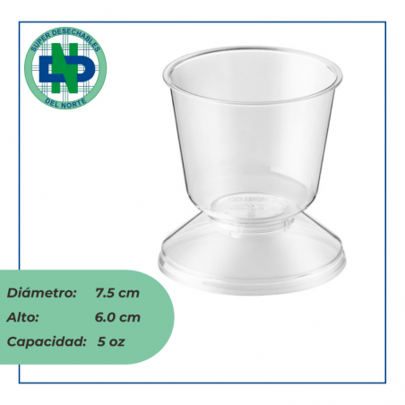 COPA VENECIANA FLEX. 5 OZ C / TAPA PAQ. X 50 UND. DARNEL