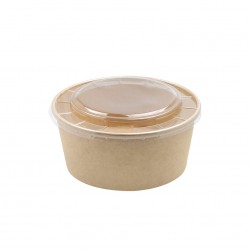 TAPA BOWL KRAFT  24/32 PET PQX25