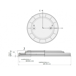 TAPA BOWL KRAFT  24/32 PET PQX25