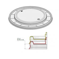 TAPA BOWL KRAFT  24/32 PET PQX25