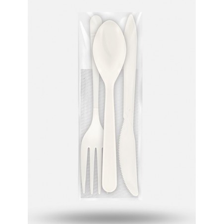 SET TRIO ENVAECOL CUCHARA/TENEDOR/CUCHILLO/SERV X  80