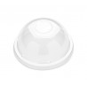 TAPA PRISMA DOMO 9-12 OZ PERFORADA PET 93 MM PQ X 100