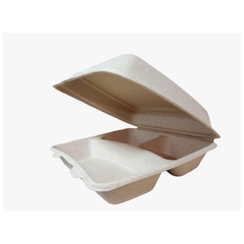 PORTACOMIDA ECOGREEN PULPA DE PAPEL 22X18X7 P3 X 20