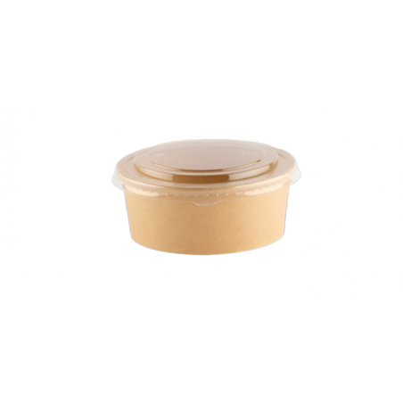 BOWL KRAFT 750 (26 OZ) C/TAPA PQX 25 UND
