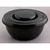 PORTACOMIDA ICOPOR ORIENTAL 16 OZ S/T C / TAPA NEGRO