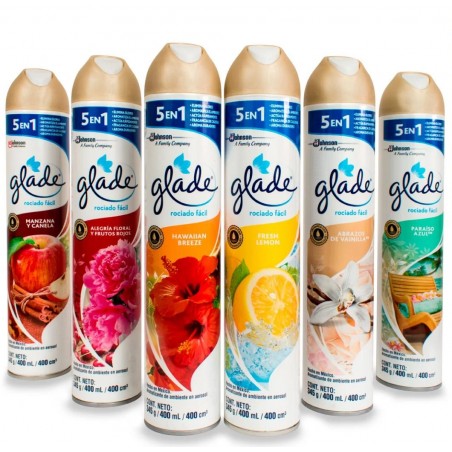 AMBIENTADOR GLADE AEROSOL 400 ML SURTIDO