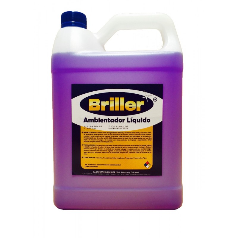 AMBIENTADOR LIQUIDO X 4.000 C.C. BRILLER