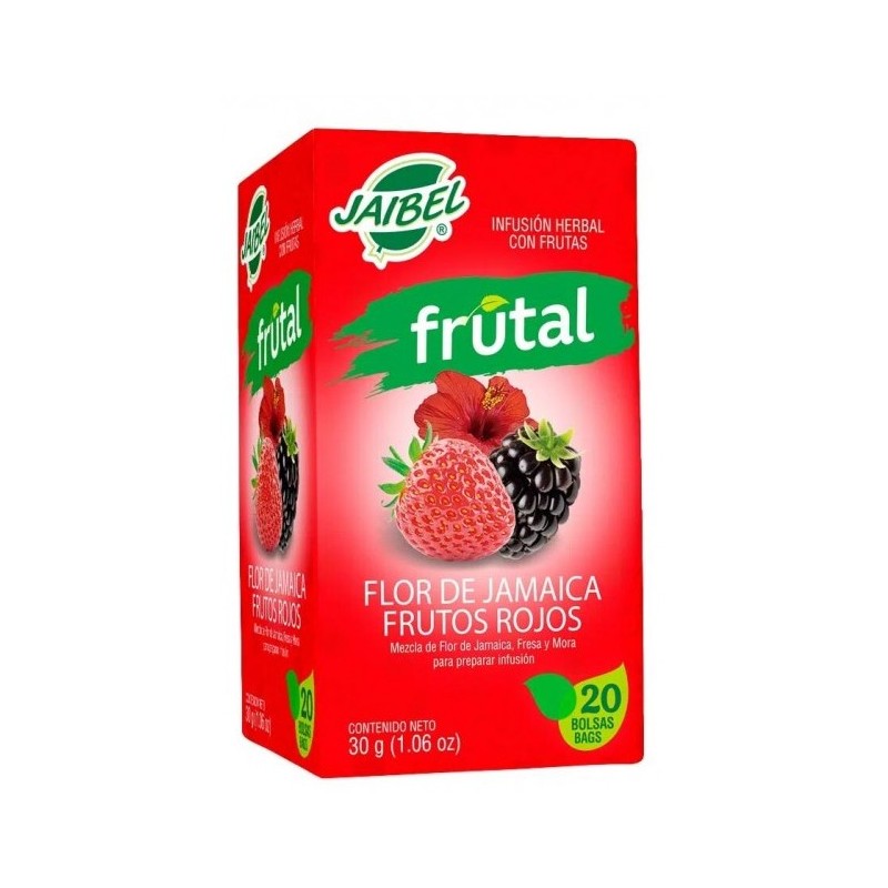 AROMATICA JAIBEL INFUSION FRUTOS ROJOS X 20 SOBRES