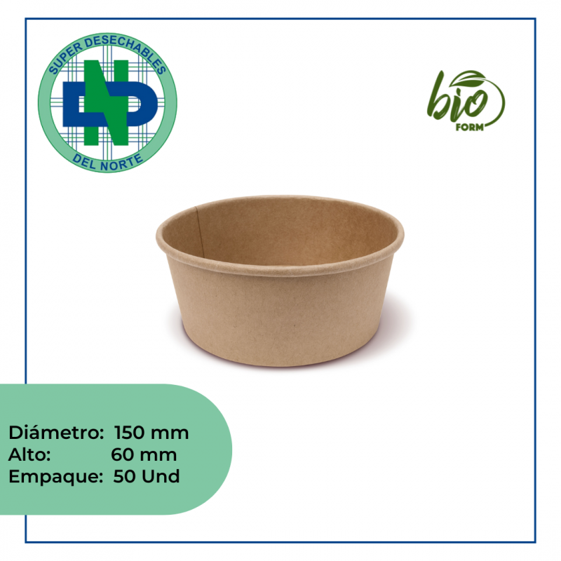 BOWL KRAFT 26 OZ BIOFORM PQX50