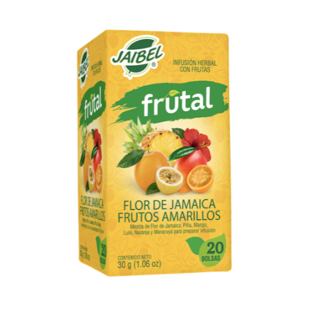 AROMATICA JAIBEL INFUSION FRUTOS AMARILLOS X 20 SOBRES