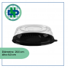 DOMO CIRCULAR 25.5 X 6 H BASE NEGRA DARNEL