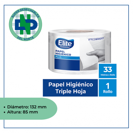 PAPEL HIG BCO TH PLUS 33MTS REF TTCO610017 ELITE