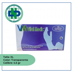 GUANTE DE VINILO CAJA X 100 UND X/L