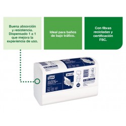 TOALLA MANOS EN Z BLANCA HD REF 200246 TORK