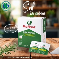 SAL REFISAL EN SOBRES X 100 UNIDADES