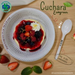 CUCHARA ECOGREEN MINI 11.5 CM X 50