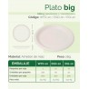 PLATO ECOGREEN 25 CM PQ X 50 UND   (10)