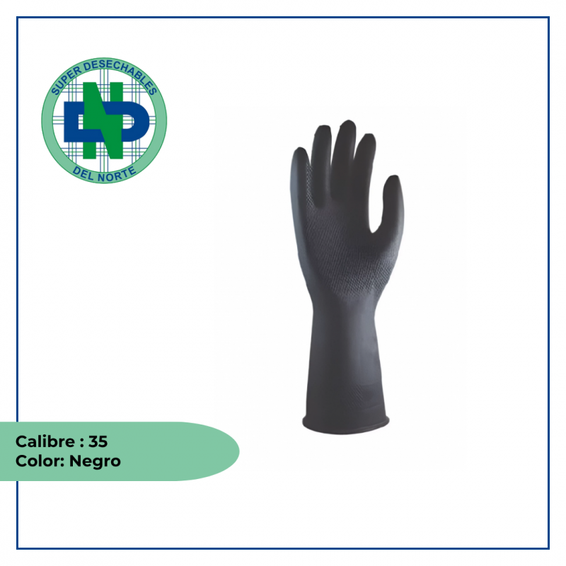 GUANTE NEGRO No. 7 C 35
