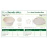 CONTENEDOR ECOGREEN 16 ONZ CON TAPA X 40 UND