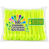 CUCHARA MALTEADA COLORES NEON PS X 100 UND - DE