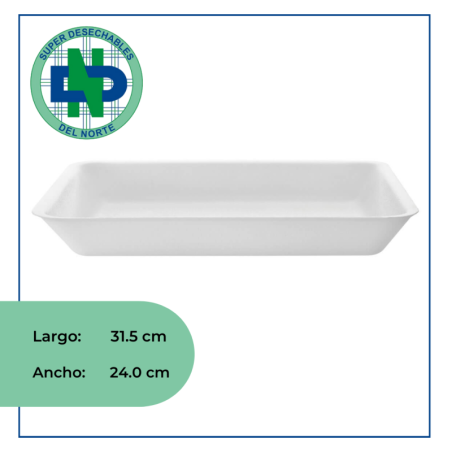 BANDEJA ICOPOR No.25 - ALTO 3.8 CM DARNEL X 50 UND