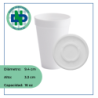 VASO ICOPOR 16 OZ CON TAPA PLASTICA X 20 UND