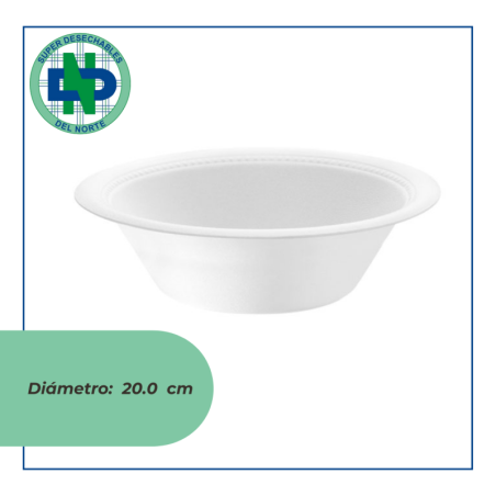 PLATO ICOPOR HONDO 30 ONZ X 20 UND DARNEL