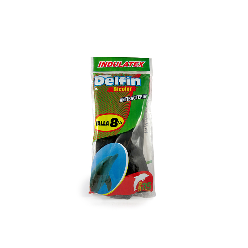 GUANTE NEGRO No. 8 1/2 C 35 DELFIN